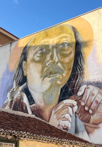 Teneriffa - Puerto de la Cruz - Wandmalerei