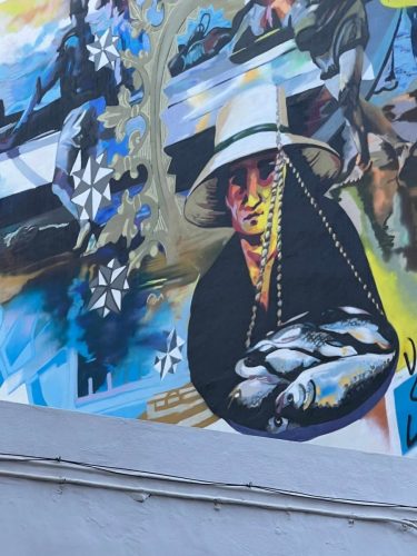 Teneriffa - Puerto de la Cruz - Wandmalerei