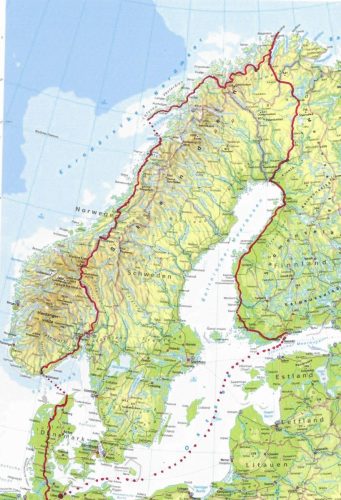 Unsere Reise hin und zurück Nordkap